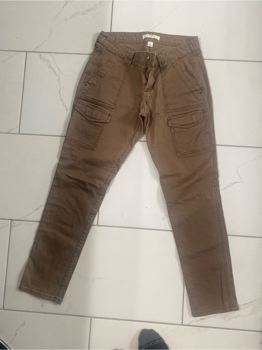 LOFT Straight-Leg Women’s Jeans in Brown